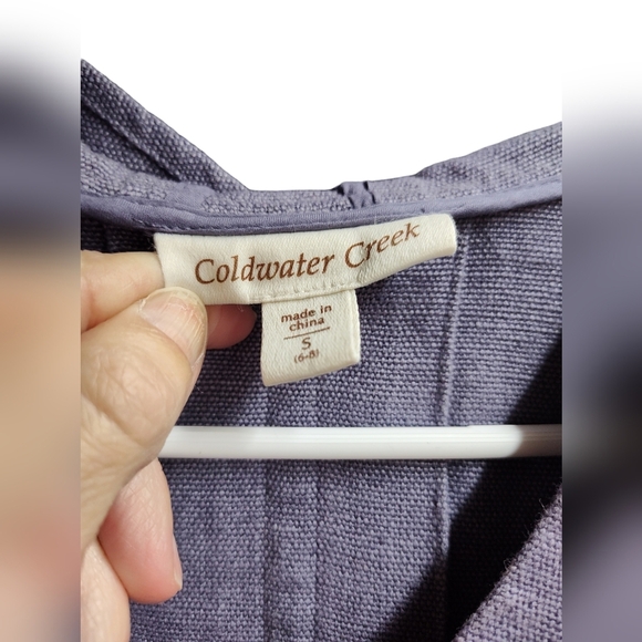 Coldwater Creek Linen Jacket NWOT - Picture 2 of 3